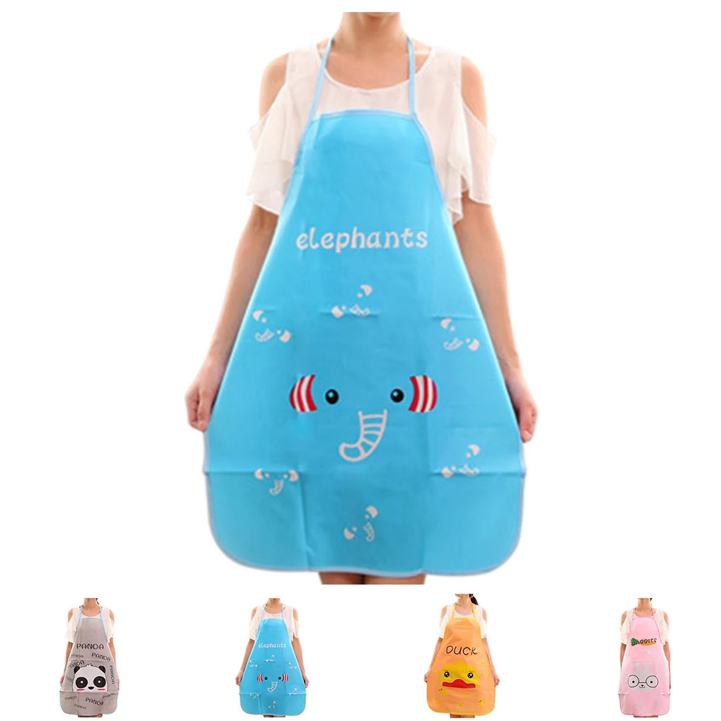 Anti-wear Anti Fouling Cooking Kitchen Restaurant Bib Apron With Pockets Cooking Baking Aprons Kitchen Women Lady Restaurant