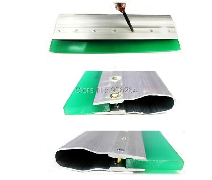 Алюминиевый сплав шелковые скребок для трафаретной печати(высота: 9,5 см длина: 1" /45 см) ручка шелковая Рамка для экрана из алюминиевого сплава печать
