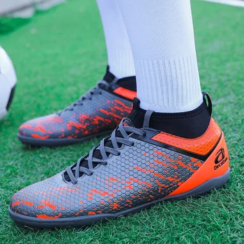 

Men Soccer Shoes Artificial Leather Trend Football Boots for Men Sneakers Comfortable Light Trainning Shoes Male Soccer Boots