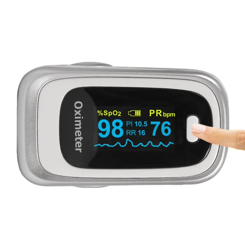 Пальчиковый датчик Пульсоксиметр импульса SPO2 Цифровой пальцевой крови Saturometro