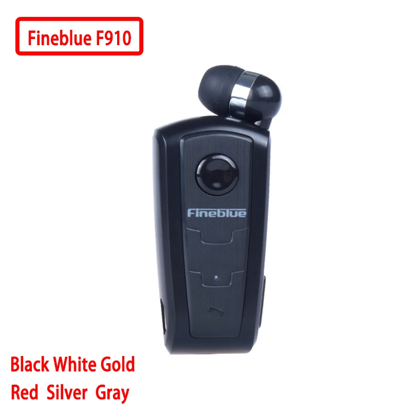 Fineblue F910 Mini portable Wireless Bluetooth Earphone Headset In-Ear Vibrating Alert Wear Clip Hands Free Earphone For Phone