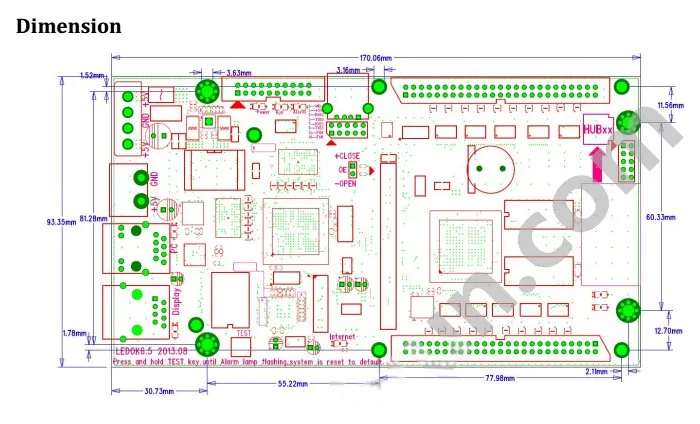 WI-FI cacasding карты K10 с WI-FI модуль асинхронных WI-FI viddeo управления Поддержка карт 640x480 пикселей