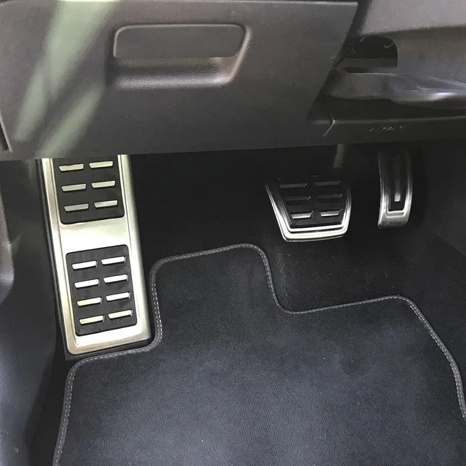 Jameo Авто педали для ног топливный тормоз сцепления Крышка для Volkswagen VW POLO A05 Golf A7 для шкода Октавия Рапид 5E 5F A7 запчасти