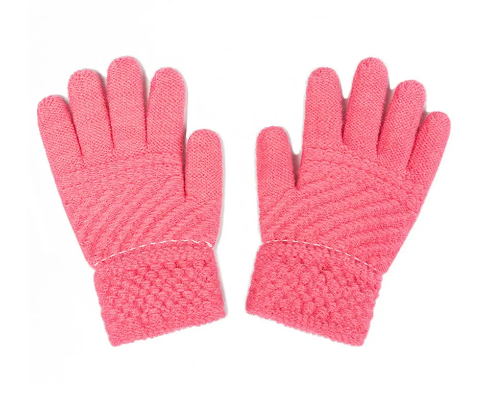 REAKIDS, 1 пара, детские перчатки для мальчиков и девочек, милые теплые зимние перчатки для маленьких девочек и мальчиков, подходят для детей