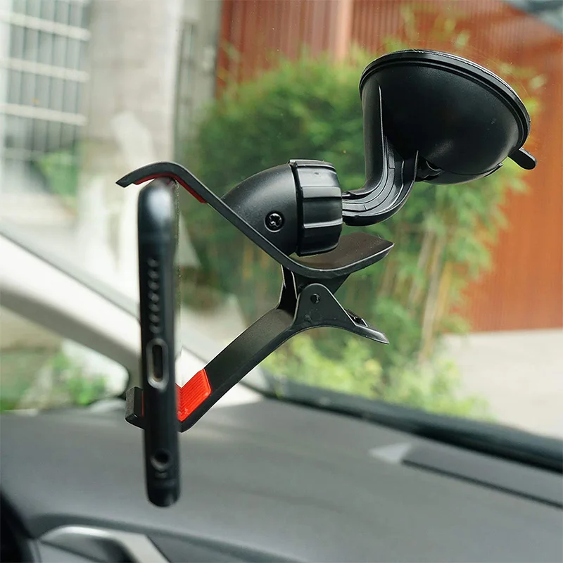 Ascromy-Universal-Windshield-Car-Phone-Holder-Suction-Cup-Car-Vehicle-Mount-Stand-Clip-For-iPhone-Xs-max-XR-Xiaomi-Redmi-Note-7 (7)