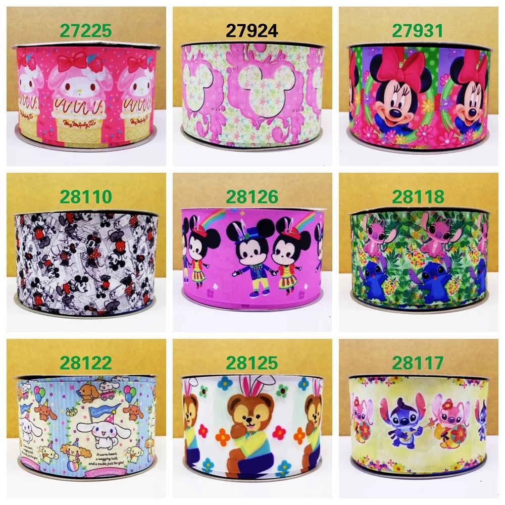 

Free shipping 2019 new arrival ribbons Hair Accessories ribbon 10 yards printed grosgrain ribbons 28118