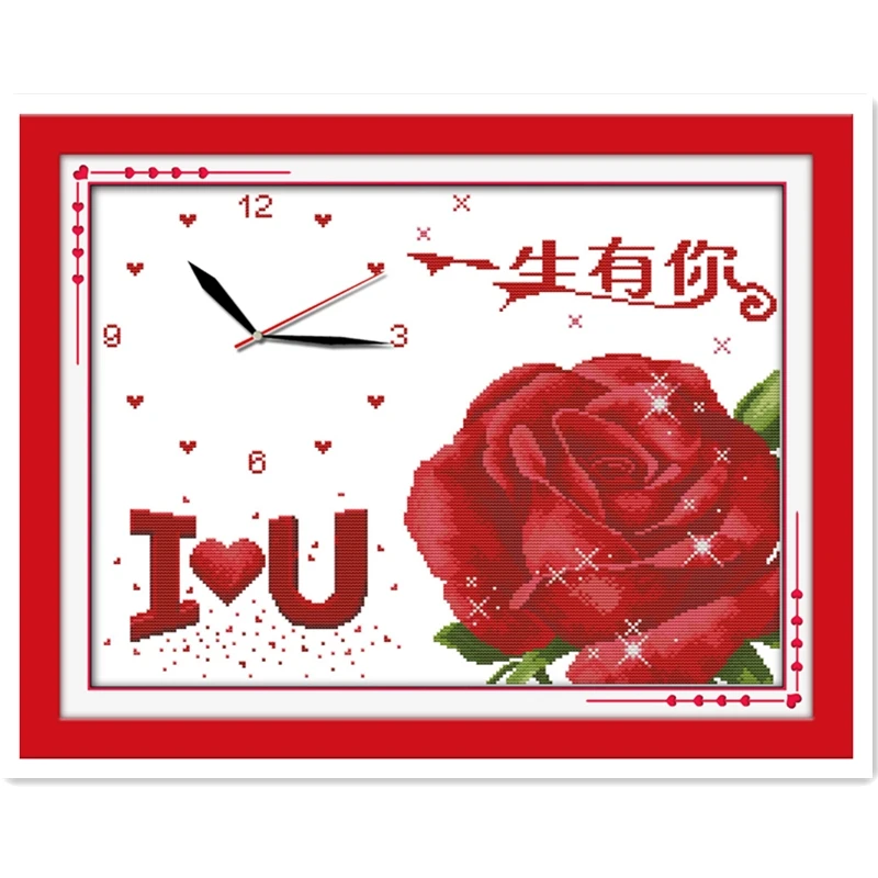 

Life With You Chinese Counted Cross Stitch Pattern 11CT 14CT Printed On Canvas Needlework Home Decoration Embroidery Cross Set
