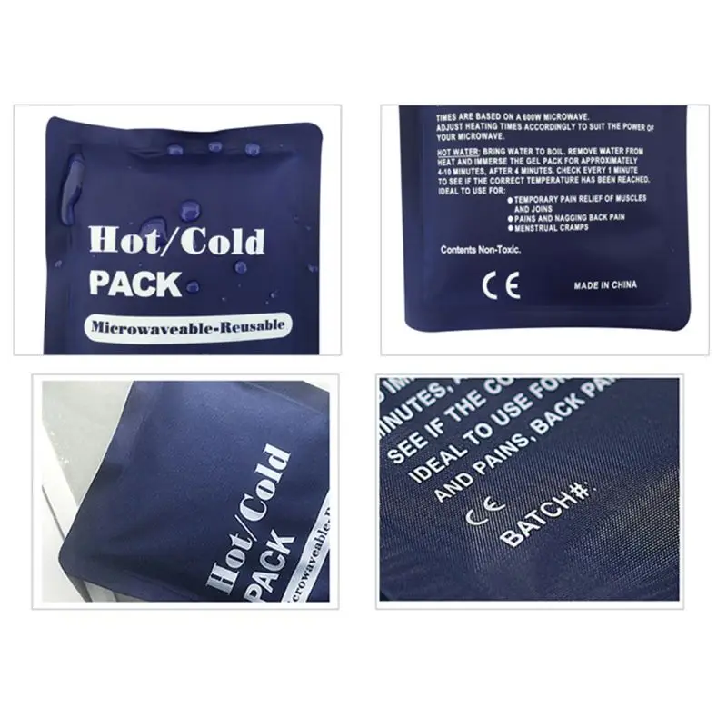 23x13 CENTIMETRI di Grandi Dimensioni Gel Freddo Caldo Impacco di Ghiaccio Per Microonde Riutilizzabili Pad Sollievo Dal Dolore Terapia di Recupero di Lesioni Comodo Portatile borsa termica