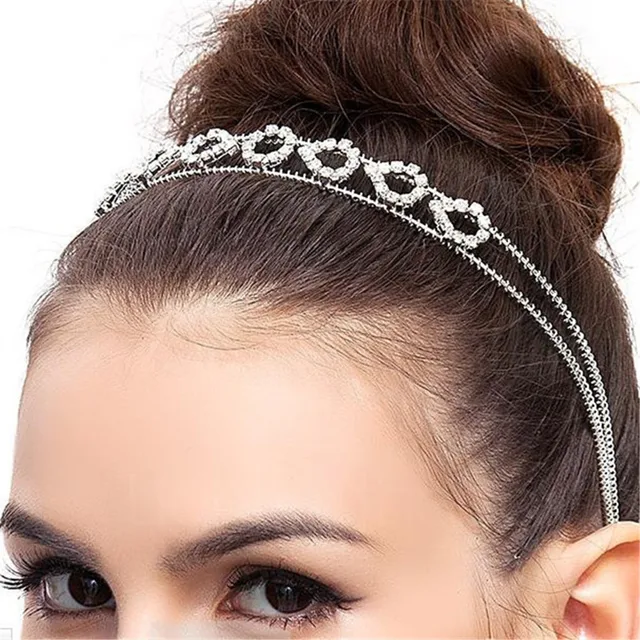 Women Accessories Hair Hoop Headband Rhinestone Headband Hair Styling