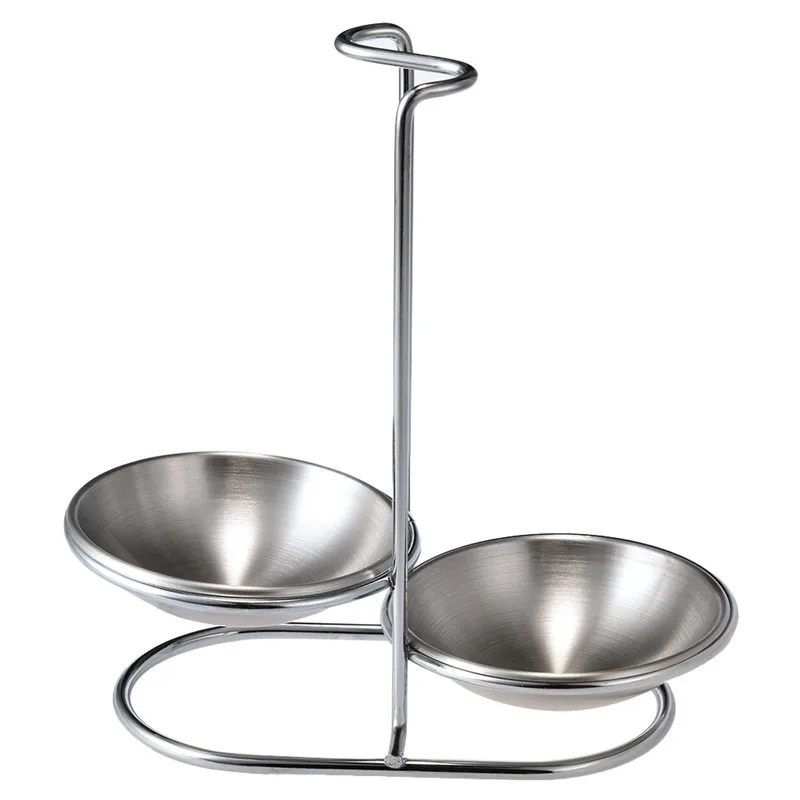 

Stainless Steel Spoon Rack Ladle Holder Shelf Spoon Rest Stand Kitchen Organizer Storage Tools
