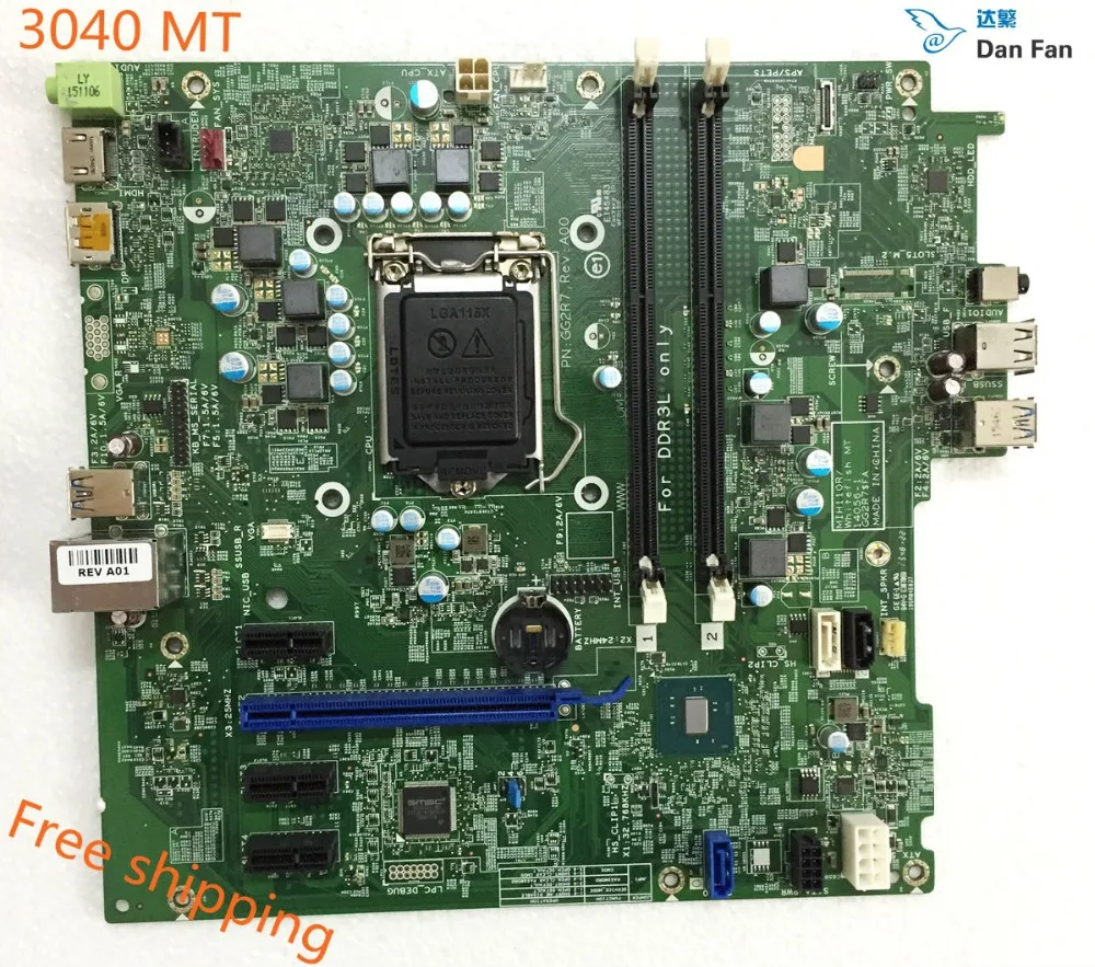 Для DELL Optiplex 3040 MT настольная материнская плата CN-0TTDMJ TTDMJ GG2R7 MIH110R 14056-1 Материнская плата протестирована полностью