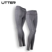 UTTER UJ400 Women’s Sport Long Tights Sport Fitness Leggings Running Tights Compression Pants Suits Tights For Girl J10 J11 J12