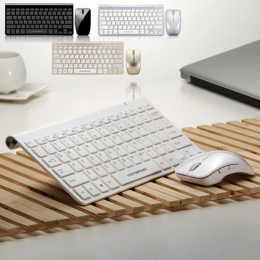 

Motospeed G9800 2.4 GHz slim Bluetooth Wireless Mouse and Keyboard Optical 1200DPI Wireless Mouse/Mice For Laptop PC Office