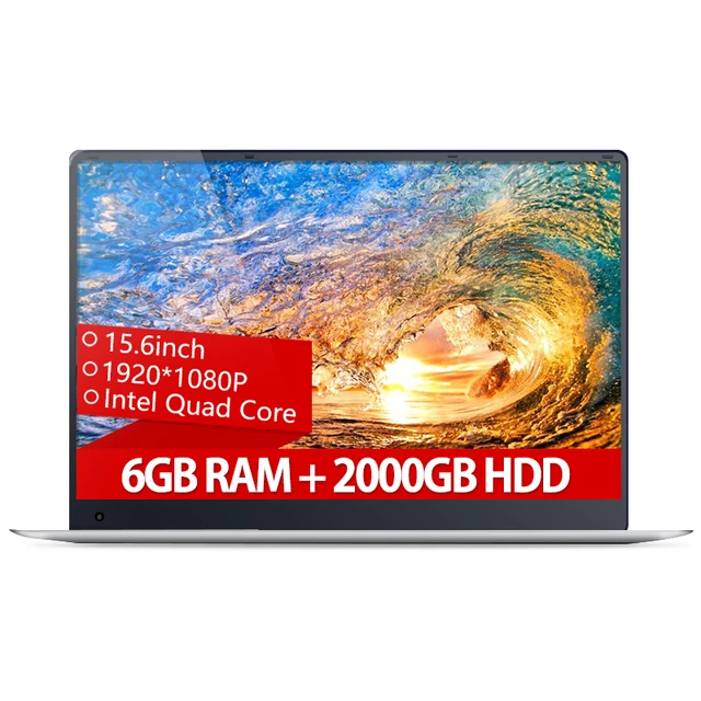 Cheap 15.6inch 6GB RAM+2TB HDD Intel Apollo Lake Quad Core CPU with 1920*1080P Full HD IPS Screen Wifi Bluetooth Laptop Computer Cheap 15.6inch 6GB RAM+2TB HDD Intel Apollo Lake Quad Core CPU with 1920*1080P Full HD IPS Screen Wifi Bluetooth Laptop Computer