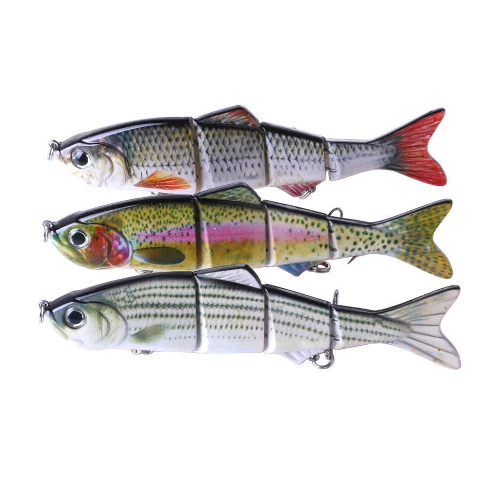 HENGJIA Мульти соединенная рыболовная приманка 4 секции 15 см 37 3 г swimbait crankbait