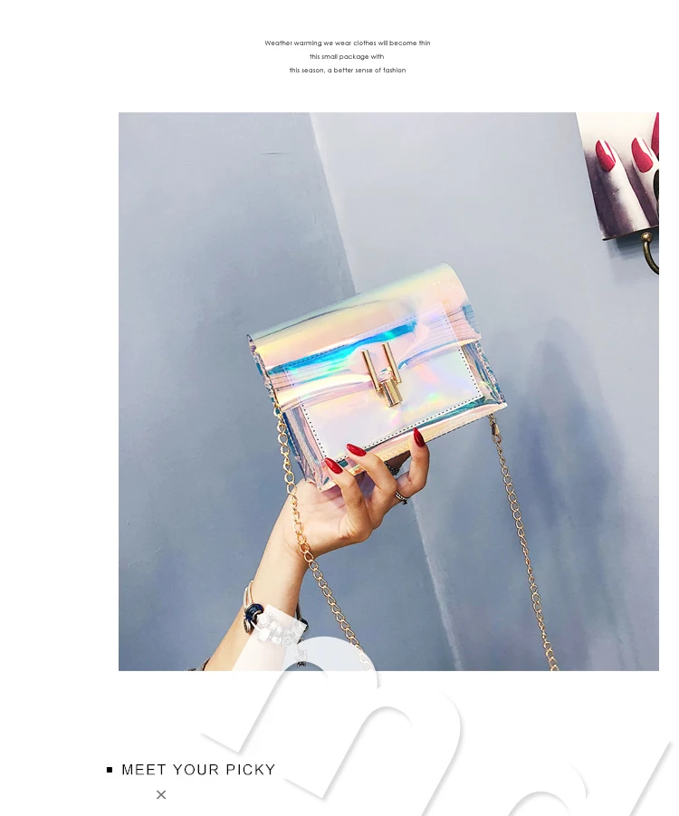 Jollque, bolso cruzado transparente de PVC para mujer Jollque, bolso cruzado transparente de PVC para mujer