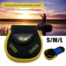 Открытый круглая рыбацкая сумка рыбы катушка Защитная крышка малый/средний/большой три модели круглая рыбацкая сумка Рыбалка инструмент