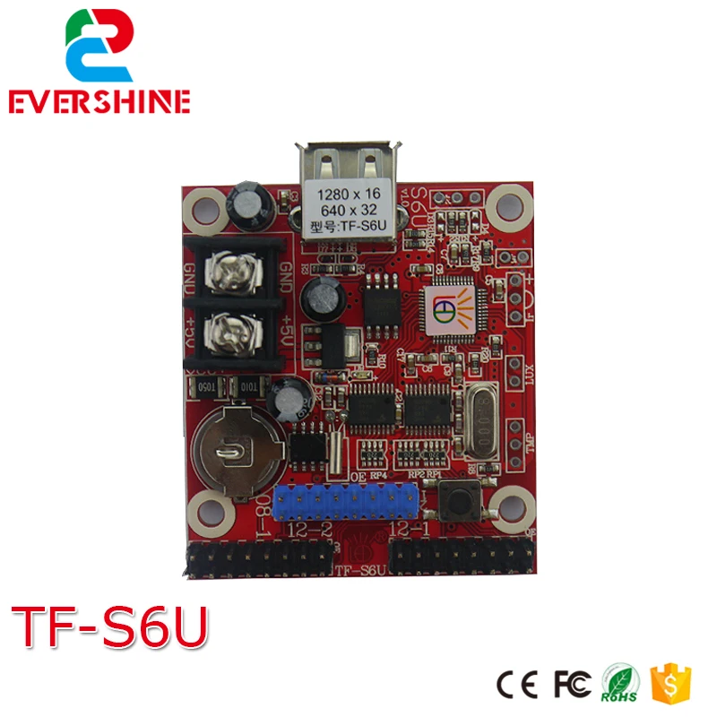 

Buy 3 get 1 Free TF-S6U TF-S5U longgreat LED Display Control Card USB Port Asynchronous Single Dual Color