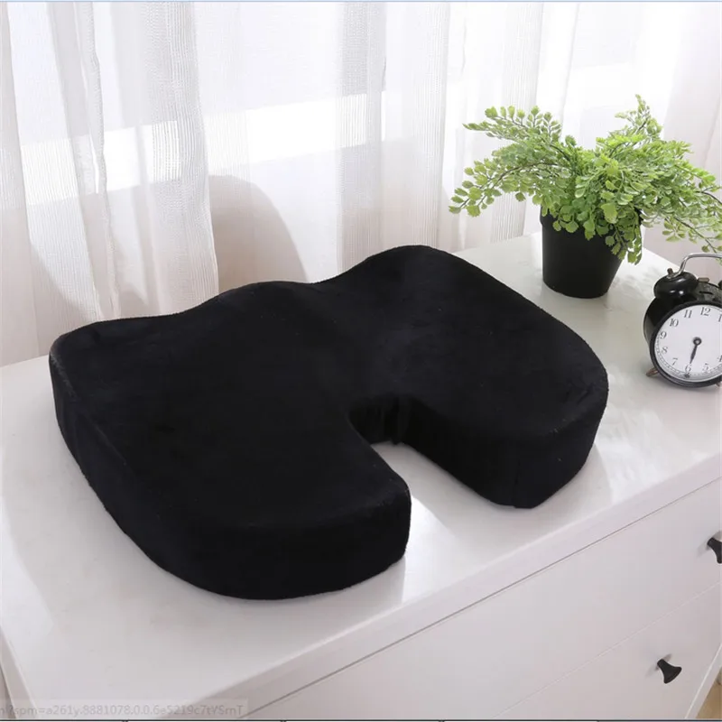 Ортопедический пенный наполнитель с эффектом памяти сиденье U Подушка для спины обезболивающее кресло подушка для дома
