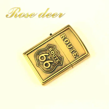 

Fashion Retro Metal Kerosene Oil Lighter Fire Unique Gasoline Windproof Refillable Cigarette Lighter Man Gadgets Best gift