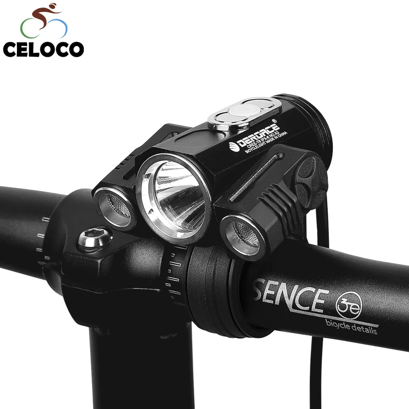 

Bike Light XM-L T6 LED headlight Flashlight for bicycle,Rechargeable Cycling Light Rainproof bicycle front lamp,bike accessories