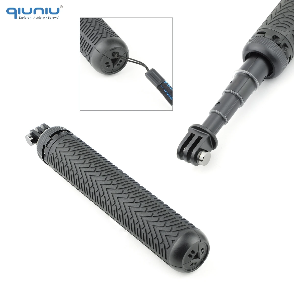 3in1 Extendable Monopod Selfie Stick Grip Handle Tripod for GoPro Hero 12 11 10 9 8 7 6 5 4 AKASO DJI Action Camera selfie stick tripod selfie stick sports camera selfie stick
