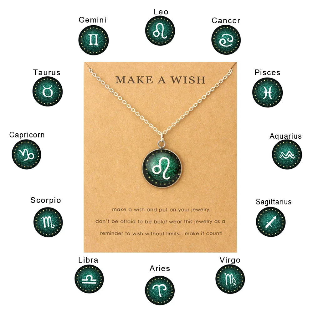 

Constellations Zodiac Necklaces Capricorn Aquarius Pisces Aries Taurus Gemini Cancer Leo Virgo Libra Scorpio Sagittarius Jewelry
