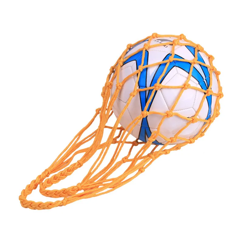 Weaving Nylon Net Bag Ball Carrying Mesh Net Bag Sports Portable Equipment Football Balls Volleyball Ball Net Bag