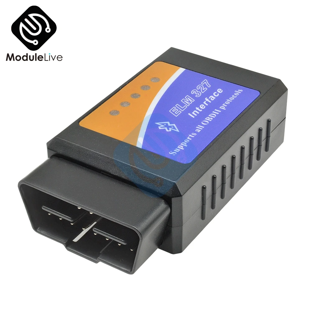 Digimotor real ELM327 V1.5 Bluetooth OBD2 ELM 327 в 1,5 OBDII считыватель кодов диагностический инструмент мини сканер OBD 2 Автомобильный диагностический инструмент