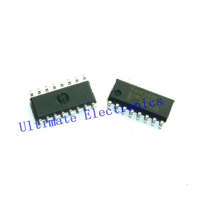 10 PCS HC595A SOP-16 8-bit serial-in//serial or parallel-out shift register with