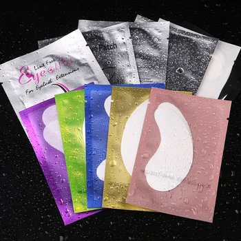 

KESMALL 50pairs Paper Patches Eyelash Under Eye Pads Eyelash Extension Paper Patches Eye Tips Sticker Wraps Make Up Tools CO609