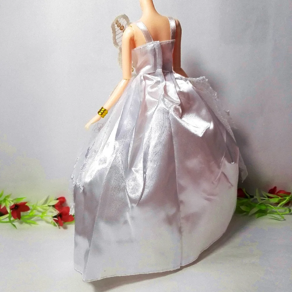 Princess Doll Wedding Dress Clothes Noble Party Gown For Barbie Doll Fashion Design Outfit Best Gift For Girl' Doll dollhouse Princess Doll Wedding Dress Clothes Noble Party Gown For Barbie Doll Fashion Design Outfit Best Gift For Girl' Doll dollhouse