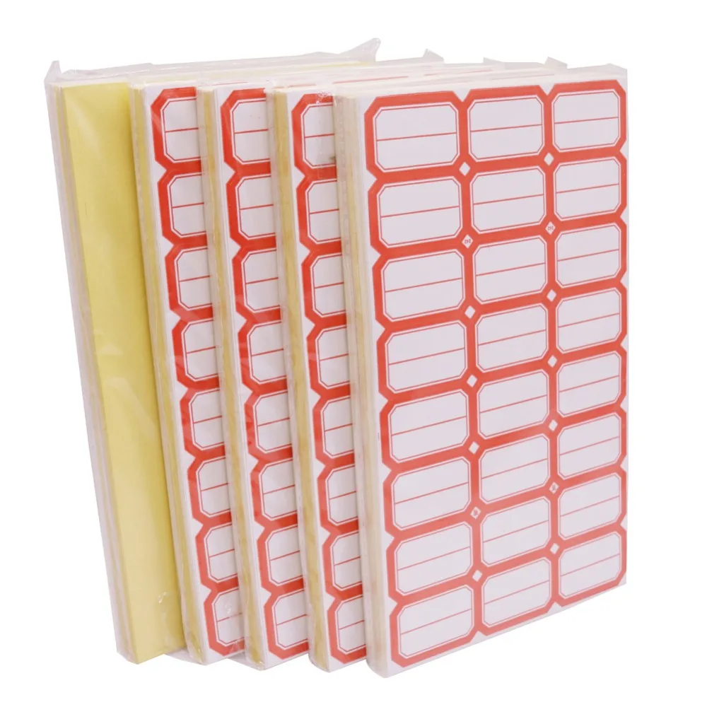 116 sheets 2784 Grid Label Stickers Stationery Sticker Adhesive Self