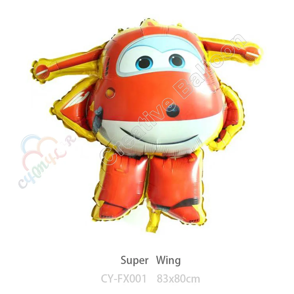 

Jumbo Size Super Wings Balloon Globos Birthday Party Decorations Toys For Kids Jett Helium Ballon Marriage Decoration