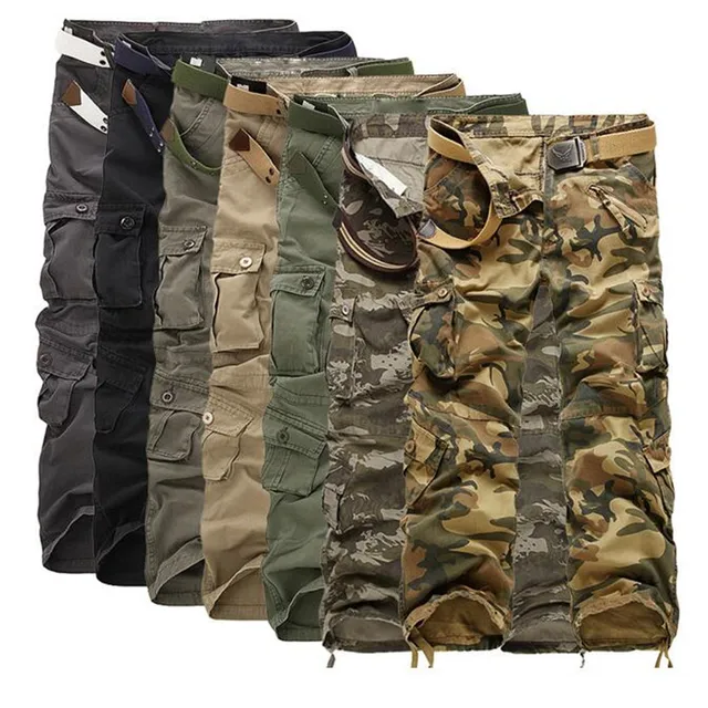 Fashion Military Cargo Pants Men Loose Baggy Tactical