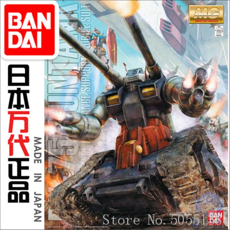 

Bandai Gundam Model IN-Stock Assembly 60242 MG 1/100 RX-75 Steel tanks space Tank Gundam ROBOT Figure Anime Toys Figure Gift