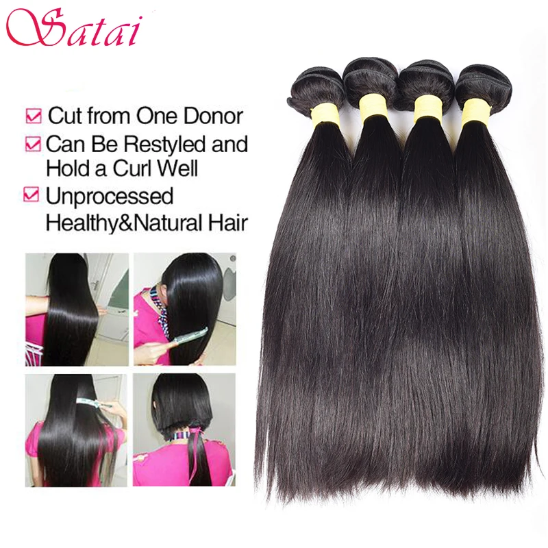 altPeruvian Virgin Hair Straight 3 Bundles10A Unprocessed Peruvian Virgin Hair Peruvian Straight Virgin Hair Top Selling Human Hair