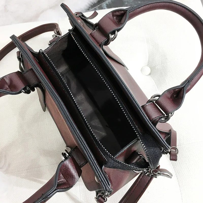 LEFTSIDE Vintage New Handbags For Women 2018 Female Brand Leather Handbag High Quality Small Bags Lady Shoulder Bags Casual