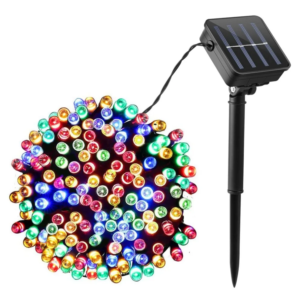 

Outdoor 10M Waterproof 50 LED Solar Holiday String Lights for Christmas Festival Fairy Xmas LED String Lights decor
