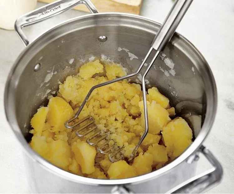 Cokytoop удобные картофельные машинки из нержавеющей стали, волнистый картофельный Рисер для фруктов, овощей, инструменты для раздавливания, кухонные аксессуары