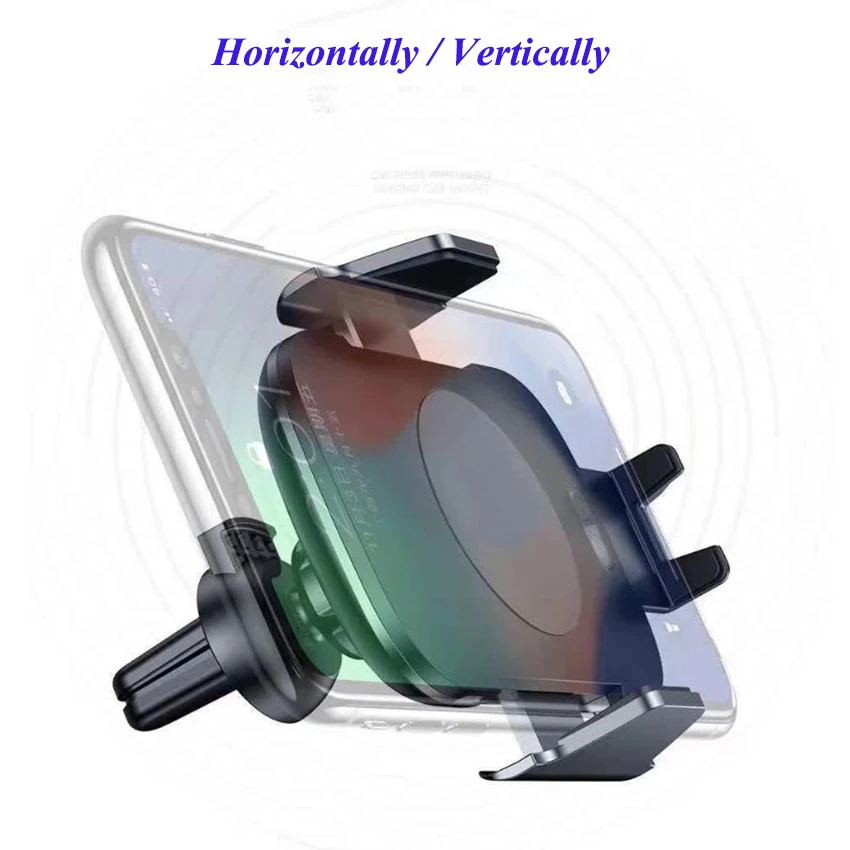 09Automatic Infrared Sensor Car Charging Holder Qi Automatic Wireless Charger 
