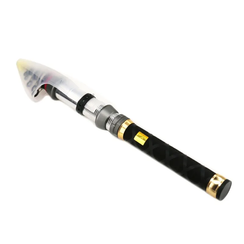 Fishing Rod Short Portable Retractable Folding Portable Carbon Poles