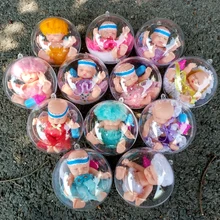 Спящий ребенок реборн Bebe кукла мяч защитная оболочка прекрасный ручной работы реалистичные детские куклы для девочек и мальчиков силиконовая принцесса игрушка для детей