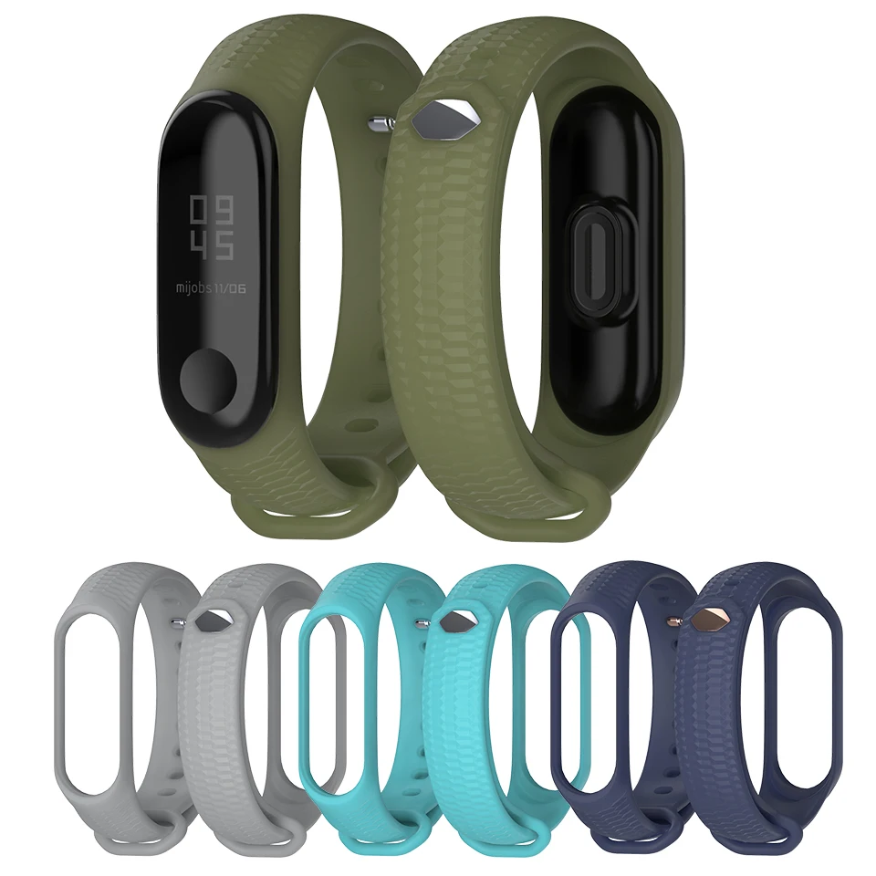 Силиконовый ремешок Mijobs для наручных часов Mi Band 4 браслет смарт mi Xiaomi