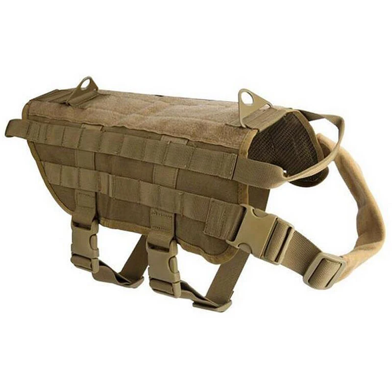 

Good Quality Military Tactical Dog Harness with Molle System Outdoor Army Airsoft Hunting Working Harness Combat Dog Vest 3 size