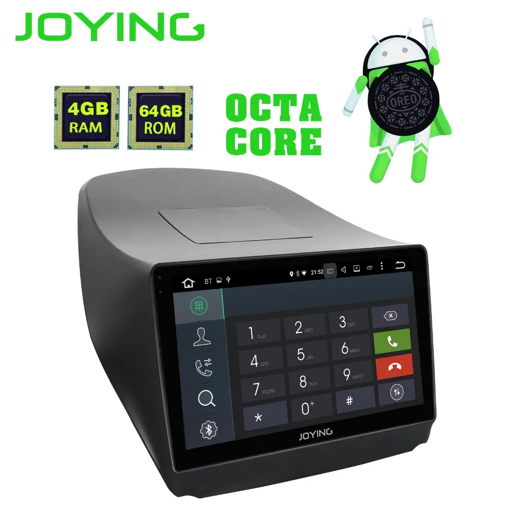 Perfect JOYING Octa Core Android 8.1 4+64GB GPS Stereo DVD Radio HD Player for Hyundai TUCSON IX35 2009-2015 with Carplay WiFi Bluetooth 1