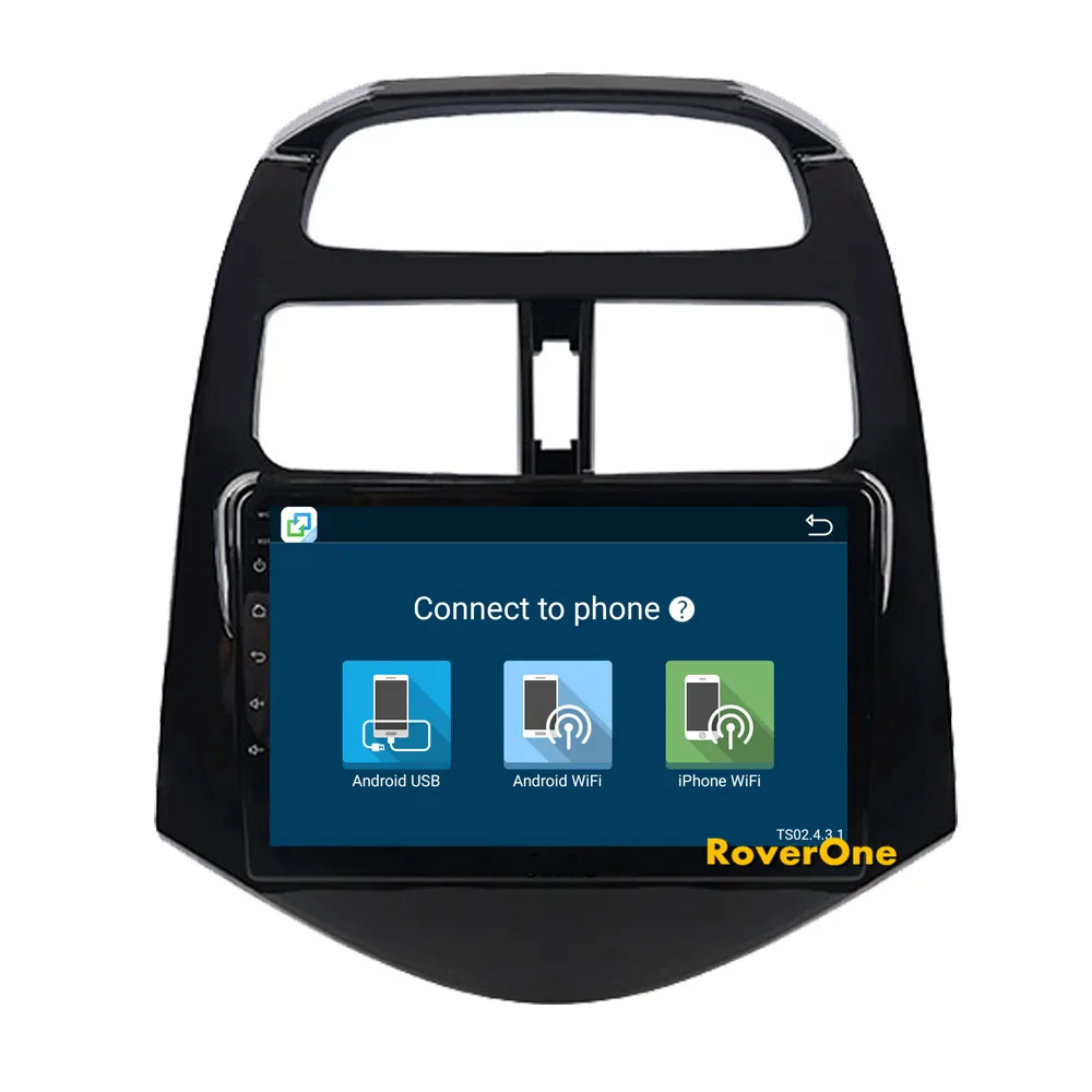 Perfect RoverOne Android 9.0 Octa Core Car Radio GPS For Chevrolet Spark 2010 - 2014 Beat Touchscreen Multimedia Player Stereo Head Unit 12