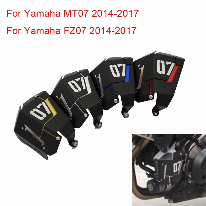 Mt07 Mt 07 Water Coolant Recovery Tank Shielding Guard Frame Radiator Side Cover Protector For Yamaha Mt 07 Fz 07 Mt Fz 07 14 17 Side Cover Mt 07radiator Side Cover Aliexpress