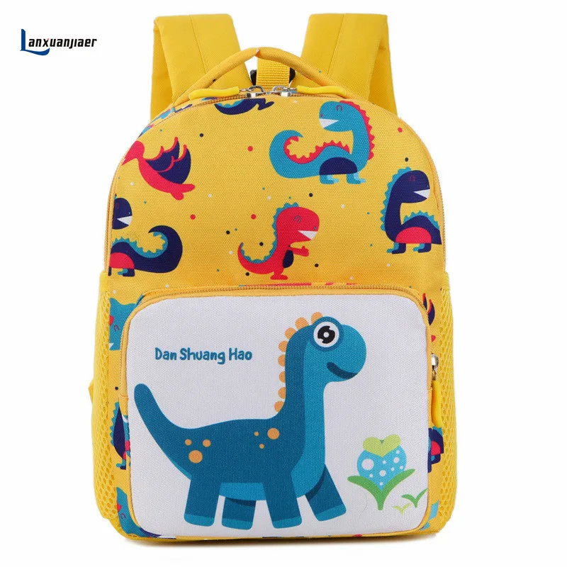Children schoolbag kids cartoon Dinosaur Toddler Baby Harness Backpack Leash Safety Anti lost