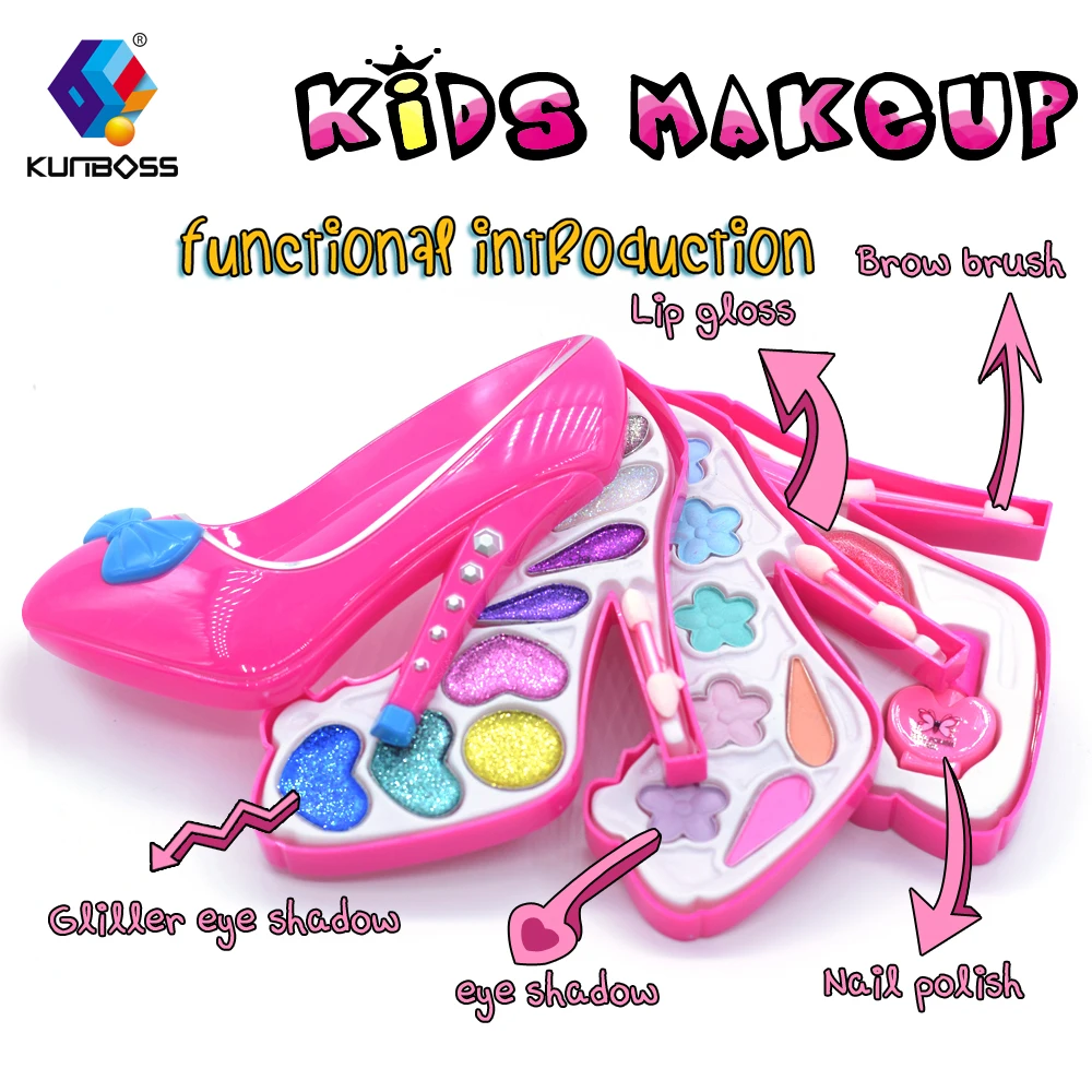 

2018 New Hot Sale Makeup Toys Baby Girls Pretend Play Safe Kids Girls Makeup Kit Toy Cosmetics Play Sets Best Gifts for children